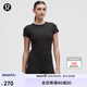 lululemon丨All It Takes 女士運(yùn)動(dòng) T 恤 *羅紋 Nulu? 瑜伽上衣 LW3GNAS 黑色 XXS /2