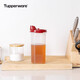 特百惠（Tupperware）油壺 890/650//440ml/200ml調味壺防漏塑料油壺醬油瓶醋瓶  倒油壺 650ml 單個(gè)經(jīng)典紅