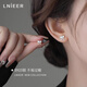 LnieerS925銀蝴蝶結(jié)耳釘2025新款爆款簡(jiǎn)約百搭小巧可愛銀耳環(huán)養(yǎng)耳洞耳飾 蝴蝶結(jié)耳釘【S925銀】