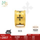 周生生七夕禮物黃金轉(zhuǎn)運珠王安宇同款 信念XL情侶串珠 不含繩86640C定價