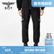 BOY LONDON潮牌工裝褲中性風夏季金色LOGO印花束腳休閑褲N34904 黑色 S