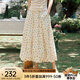 Olrain歐芮兒波點(diǎn)花苞裙花色半裙橡筋束腰半裙女夏季2025新款裙子 波點(diǎn) M 160/68A/M