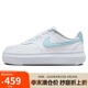 耐克NIKE板鞋女子減震COURT VISION運動鞋DZ5394-101白藍38