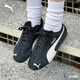 彪馬（PUMA）ROSE樸彩英同款SPEEDCAT薄底鞋賽車復古T頭鞋男女 406329 黑色-白-01 41