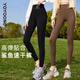 艾卡諾 I.KARNOW女童鯊魚褲春秋款2025新款兒童打底褲秋季中大童運動速干瑜伽褲子 2489黑色 140