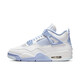 耐克女鞋 Air Jordan 4 AJ4 白藍(lán)海軍藍(lán)時(shí)尚復(fù)古籃球鞋時(shí)尚運(yùn)動(dòng)鞋 HV0823-100 37.5