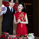 枝己紅色新中式新娘旗袍敬酒服2025新款古裝婚紗結(jié)婚訂婚回門服 QP04 L