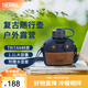 膳魔師（THERMOS）塑料杯水杯大肚壺戶外旅行大容量露營杯子TSK2系列 牛仔藍隨行壺-配迷你袋1個 1100ml