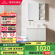 九牧（JOMOO）浴室柜 陶瓷一體盆抗菌洗臉盆柜組合冷灰80cm A2741-14LD-5