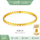 金至尊（3D-GOLD)黃金手作鏡面金工藝玫瑰之戀足金999手鐲送女友七夕禮物計價 58mm-18.76克（配珠寶禮盒)