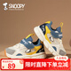 SNOOPY史努比童鞋男童跑步鞋春秋新款兒童運(yùn)動(dòng)鞋網(wǎng)面透氣休閑學(xué)生潮鞋子 網(wǎng)布米黃（春秋款） 26 碼適合腳長(zhǎng)15.0-15.5cm