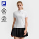 FILA 斐樂官方女子針織短袖POLO衫2025夏季新款網(wǎng)球運(yùn)動(dòng)防曬上衣