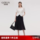 歌莉婭夏季天絲套裝女2025新款漂亮大方得體穿搭兩件套1E4LAB72A 07W米色 S