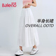 班尼路BALENO蛋糕半身裙女2025年夏季女裝新款潮流時(shí)尚休閑百搭學(xué)院風(fēng)小白裙子 白#純色 均碼