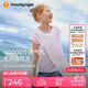 moodytiger女童短袖T恤透氣速干夏季兒童上衣輕薄寬松運動衣| Air Supply