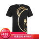 莫斯奇諾（MOSCHINO）男士時尚小熊圖案短袖T恤 黑色A1911 8112 0555 XL