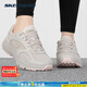 斯凱奇（Skechers）跑步鞋女鞋子25夏季新款厚底減震休閑鞋輕便透氣鞋戶外網(wǎng)面運(yùn)動(dòng)鞋 熱售/自然淺粉色/輕質(zhì)透氣/現(xiàn)貨速發(fā) 建議拍小一碼 37 (腳長(zhǎng)24cm)