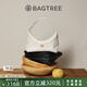 BAGTREE包包樹月枕包植鞣皮通勤單肩包2025年新款手提斜挎枕頭包七夕禮物 皎月白 贈(zèng)斜挎延長(zhǎng)肩帶 高級(jí)小眾