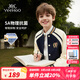 英氏（YEEHOO）男童外套兒童棒球服秋季時尚立領(lǐng)學(xué)院風(fēng)百搭中大童裝洋氣秋裝新款 帥氣學(xué)院 深藍(lán) 150