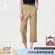 HAZZYS哈吉斯女裝 2025春季新款女士純色時(shí)尚通勤休閑褲女ATDSP0CAP34 米色BI 44 (165/76A 44)