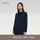 OVV2024春夏新款女裝修身一?？燮今g領(lǐng)簡約單件西服外套 藏青（凈色）06 XL