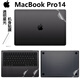 格瑪斯（gemasi）14.2英寸MacBook Pro14 A3112 M4 2025款貼紙筆記本電腦保護膜 筆記本外殼膜機身個(gè)性貼膜A3401 純色材質(zhì)：【星光閃點(diǎn)透明】 任意三面【默認ACD面】
