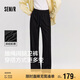 森馬（Semir）[商場(chǎng)同款]休閑褲女闊腿褲2025春季抽繩衛(wèi)褲ins潮流101125127009A
