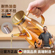 OQB德國(guó)油壺防漏嘴不掛油食品級(jí)家用耐高溫大容量加厚廚房官方旗艦 【琥鉑色】600ml高硼硅玻璃【 1個(gè)裝】