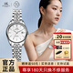 上海（SHANGHAI）手表男女自動機械名表禮物 品牌65周年紀(jì)念高級感情侶對表S8850 芳華銀鉆【銀盤女款-禮盒包裝】