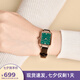 天王（TIAN WANG）手表女 七夕情人節(jié)禮物皮帶石英表綠色LS31283P.LB.E.A