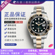 【二手99新】勞力士Rolex男表格林尼治型II系列GMT小綠針國米圈二手手表間金自動(dòng)機械運動(dòng)腕表 40mm間金116713