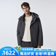 Scofield【防水90鵝絨】男裝24年冬季新款時(shí)尚休閑保暖連帽羽絨服 深灰色 L (175)