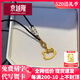 京越隆足金999哈嘍 Kitty吊墜 黃金KT貓框蝴蝶結(jié)吊墜女項(xiàng)鏈送女友禮物 黃金大鏤空貓1.9-2g【黑色桃花項(xiàng)繩】