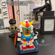 可愛途卡皮巴拉高達矮達磁吸擺件 3d打印模型擺件磁吸玩具公仔兒童玩具 高達卡皮巴拉 1個