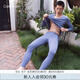 Calvin Klein內(nèi)衣【抑菌抗靜電熱引力】情侶ck本命年彈力打底保暖秋衣褲隨心選 AD0001-DCQ-男內(nèi)衣湖泊藍(lán) L