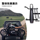 中型摩托車背車架全套 黑色