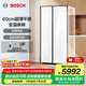 博世（BOSCH）冰箱【60cm超薄平嵌入】512L大容量家用雙開門對開門電冰箱 玻璃面板 抗菌凈味 支持國家補貼 K2A98EA20C白色