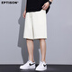 衣品天成2025夏季重磅運動(dòng)短褲舒適純色五分褲子大碼寬松百搭潮牌休閑中褲