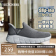 斯凱奇（Skechers）閃穿鞋男鞋夏季透氣休閑健步鞋一腳蹬運動鞋百搭軟底布鞋118306