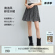 迪賽尼斯（DESIGNICE）2025年夏季新款通勤氣質(zhì)雪紡碎花短裙法式優(yōu)雅高腰半身裙 花色 XL