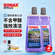 索納克斯（SONAX）德國進(jìn)口汽車玻璃水去油膜蟲膠雨刷精前擋玻璃強(qiáng)力去污雨刮水四季 【0°C 特級(jí)系列】4L玻璃水