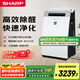 夏普（Sharp）空氣凈化器加濕一體機高效除異味霧霾PM2.5凈離子殺菌除過敏原寵物除味母嬰家用GJ60