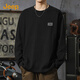 吉普（JEEP）美式休閑長(cháng)袖t恤男秋季設計感寬松圓領(lǐng)上衣重磅純棉潮牌復古體恤