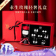 中國黃金一周銀耳釘女士珍珠耳環(huán)耳飾七夕情人節(jié)禮物送女友生日老婆紀(jì)念日 星期珍珠耳釘套裝
