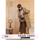 紫涵（ZIHAN）紫涵長款連帽羽絨服外套女2024年冬季新款防風(fēng)防水過膝鴨絨面包服 冬梨綠 M