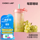 chakolab和序玻璃水杯大容量耐高溫辦公室吸管茶水分離泡茶杯原創(chuàng)漏斗杯 莓霧珊瑚670ml