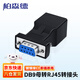 柏森德 DB9轉(zhuǎn)RJ45延長(zhǎng)器母頭 串口轉(zhuǎn)接頭成對(duì)使用 RS232轉(zhuǎn)換器網(wǎng)口插頭延長(zhǎng)線 一個(gè)裝BSD-DB9M-RJ45