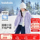 巴拉巴拉兒童長款羽絨服2024冬季童裝中大童保暖女童外套花朵208424107003
