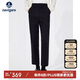 Navigare意大利小帆船女士通勤休閑褲修身西褲長褲2332073501 黑 XL 