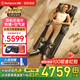 西屋（Westinghouse）S212按摩墊全身躺墊床上家用按摩床腰部背部腳底足底按摩床墊按摩儀按摩器父親節(jié)送禮爸媽禮物 S212-諾曼底灰【雙機芯物理+空氣波氣囊按摩】 【旗艦升級+雙機芯按摩+運